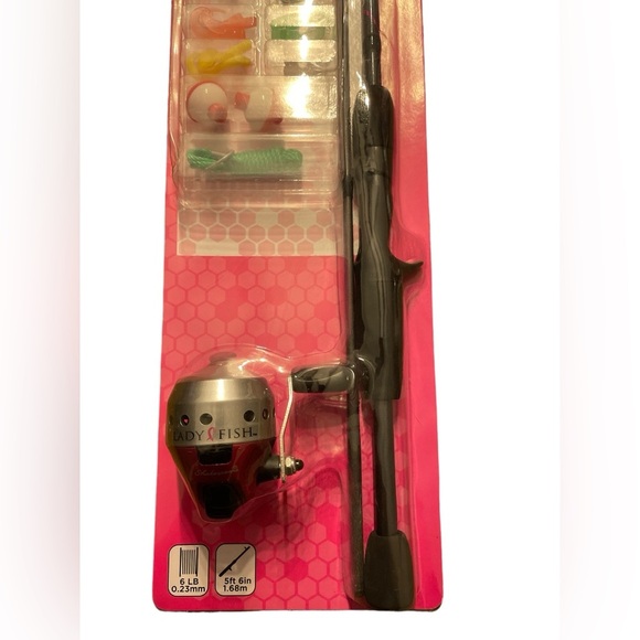 Shakespeare Lady Fish Spinning Reel and Fishing Rod Kit - Picture 2 of 5
